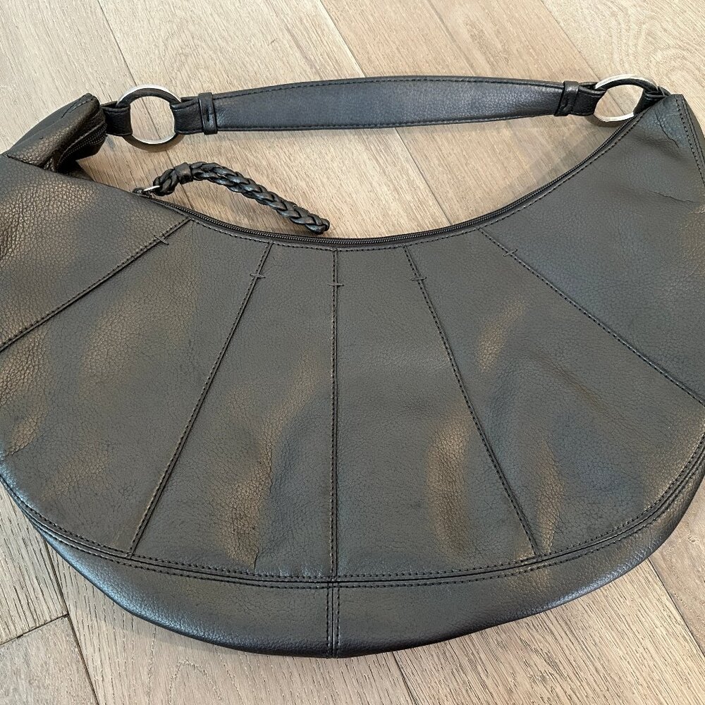 Tommy Hilfiger Gunmetal Hobo Bag